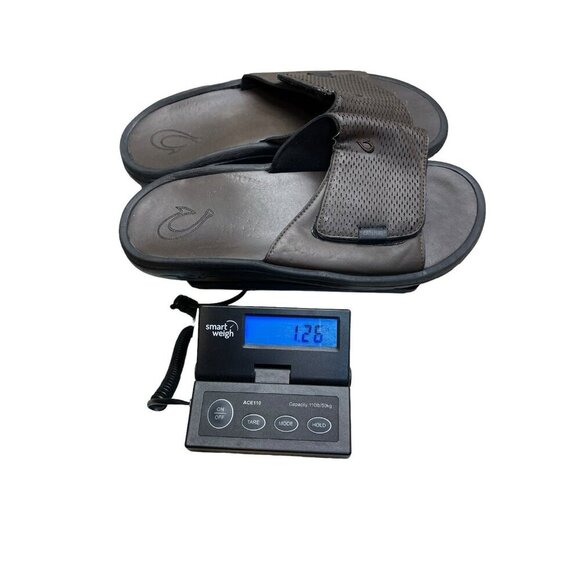 Olukai Kekoa Slide Synthetic Brown Beach Flip Flop Sandals Shoes Mens 12 - Picture 8 of 8